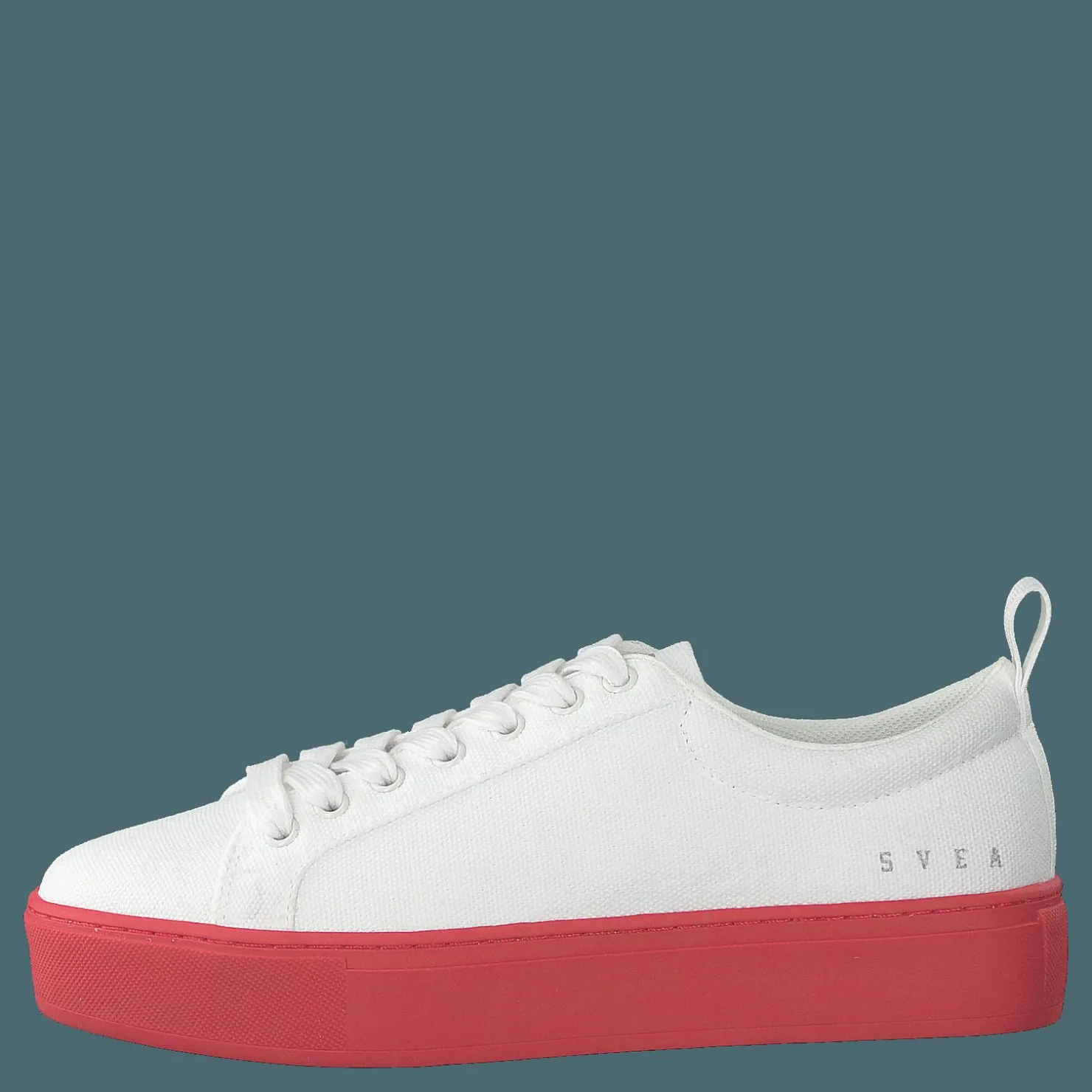 Svea Arlo Three Antique White, Red Outsole Vit Best