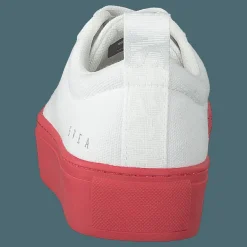 Svea Arlo Three Antique White, Red Outsole Vit Best