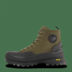 Polo Ralph Lauren Armin Waxed Twill Sneaker Boot Canopy Olv Green Discount