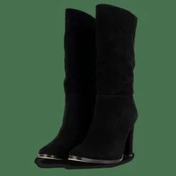 Lauren Ralph Lauren Artizan II Suede Boot Black Hot