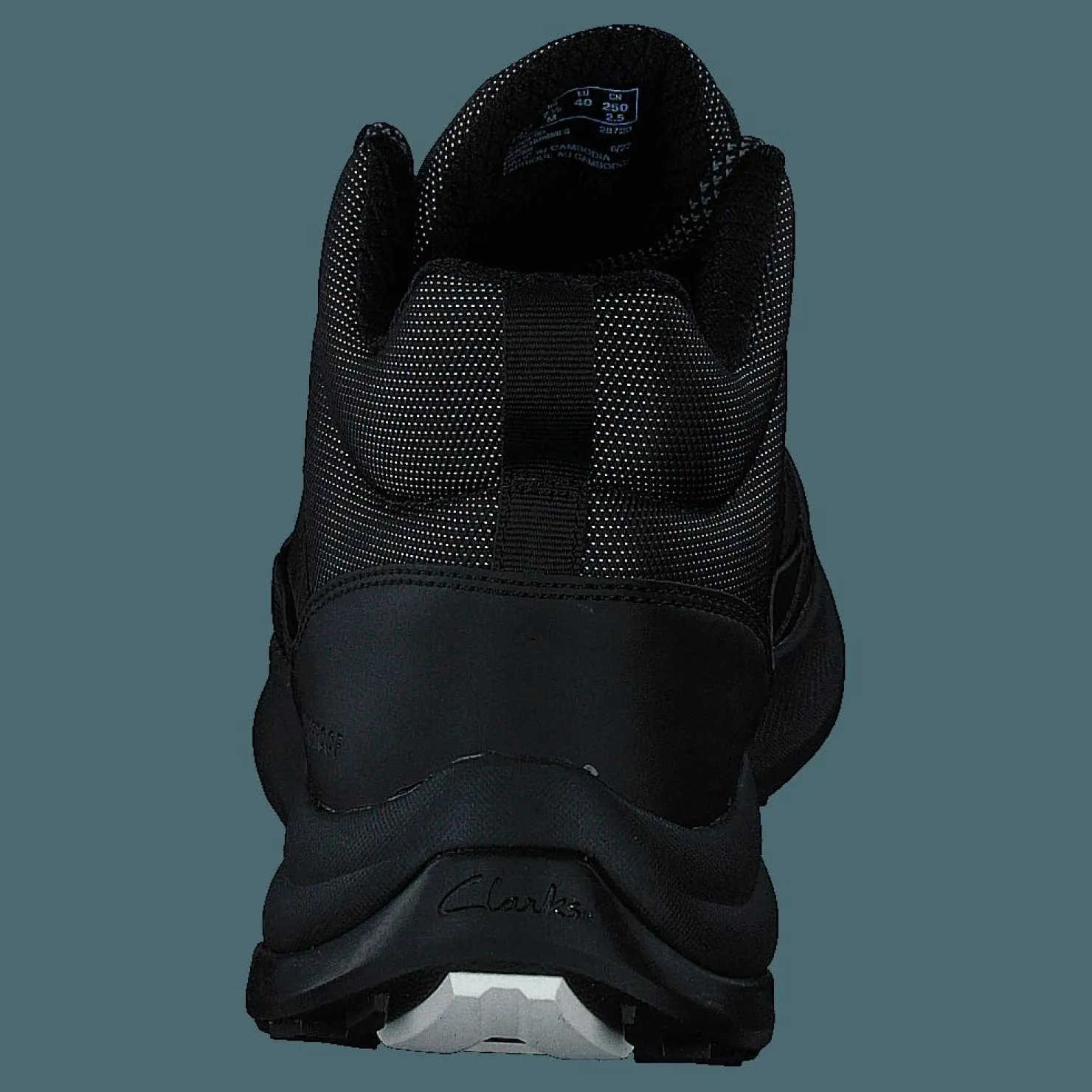 Clarks Atl Trailup Wp Black Nubuck Svart Outlet