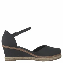 Tommy Hilfiger Basic Closed Toe Mid Wedge Black Bds Svart Online