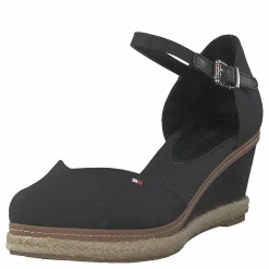 Tommy Hilfiger Basic Closed Toe Mid Wedge Black Bds Svart Online