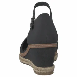 Tommy Hilfiger Basic Closed Toe Mid Wedge Black Bds Svart Online