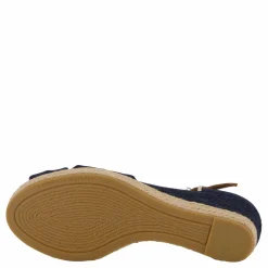 Tommy Hilfiger Basic Open Toe Mid Wedge Blå