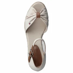 Tommy Hilfiger Basic Open Toe Mid Wedge Classic Beige Brun Best