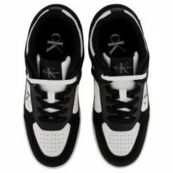 Calvin Klein Basket Cupsole Low Ml Mix Black/bright White Svart och Vit Best