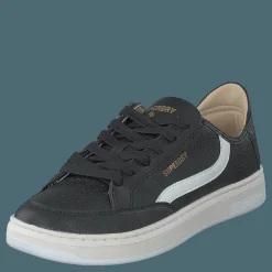 Superdry Basket Lux Low Trainer Black/white Svart Sale