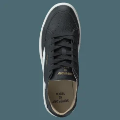 Superdry Basket Lux Low Trainer Black/white Svart Sale