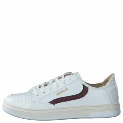 Superdry Basket Lux Low Trainer Optic/oxblood Blå Clearance