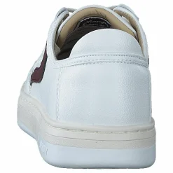 Superdry Basket Lux Low Trainer Optic/oxblood Blå Clearance