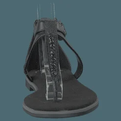 Clarks Bay Poppy Black Interest Svart Clearance