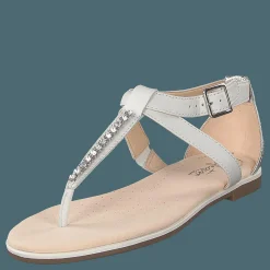 Clarks Bay Poppy White Silver Silver, Beige och Vit Online