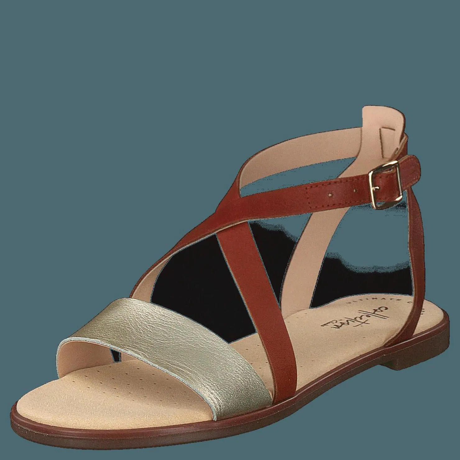 Clarks Bay Rose Rust Beige och Brun Best