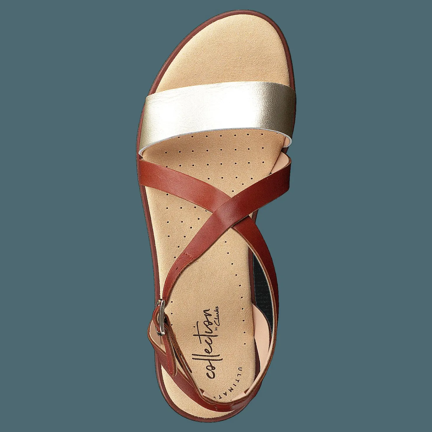 Clarks Bay Rose Rust Beige och Brun Best