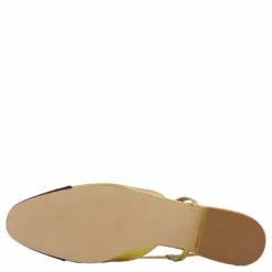 Steve Madden Belinda Ballerina Gold/black Gul Sale