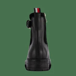 Tommy Hilfiger Belt Bootie Material Mix Black Svart Online