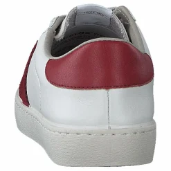 Victoria Berlin Piel Contraste Burdeos Vit, Beige och Brun Sale