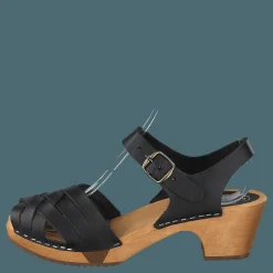 Mohedatoffeln BETTY FLEX Pull Up Brun och Svart Clearance