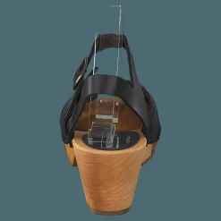 Mohedatoffeln BETTY FLEX Pull Up Brun och Svart Clearance