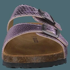 Bianco Biabetricia Buckle Sandal 468 Pink Snake Lila och Brun Outlet