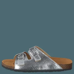 Bianco Biabetricia Buckle Sandal 918 Silver Snake Silver, Brun och Grå Best