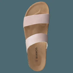 Bianco Biabetricia Twin Strap Sandal Light Pink 2 Beige och Brun New