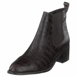 Bianco Biacarol Croco Dress Chelsea Dark Brown Grå Clearance