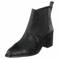 Bianco Biacarol Croco Dress Chelsea Black Svart Discount