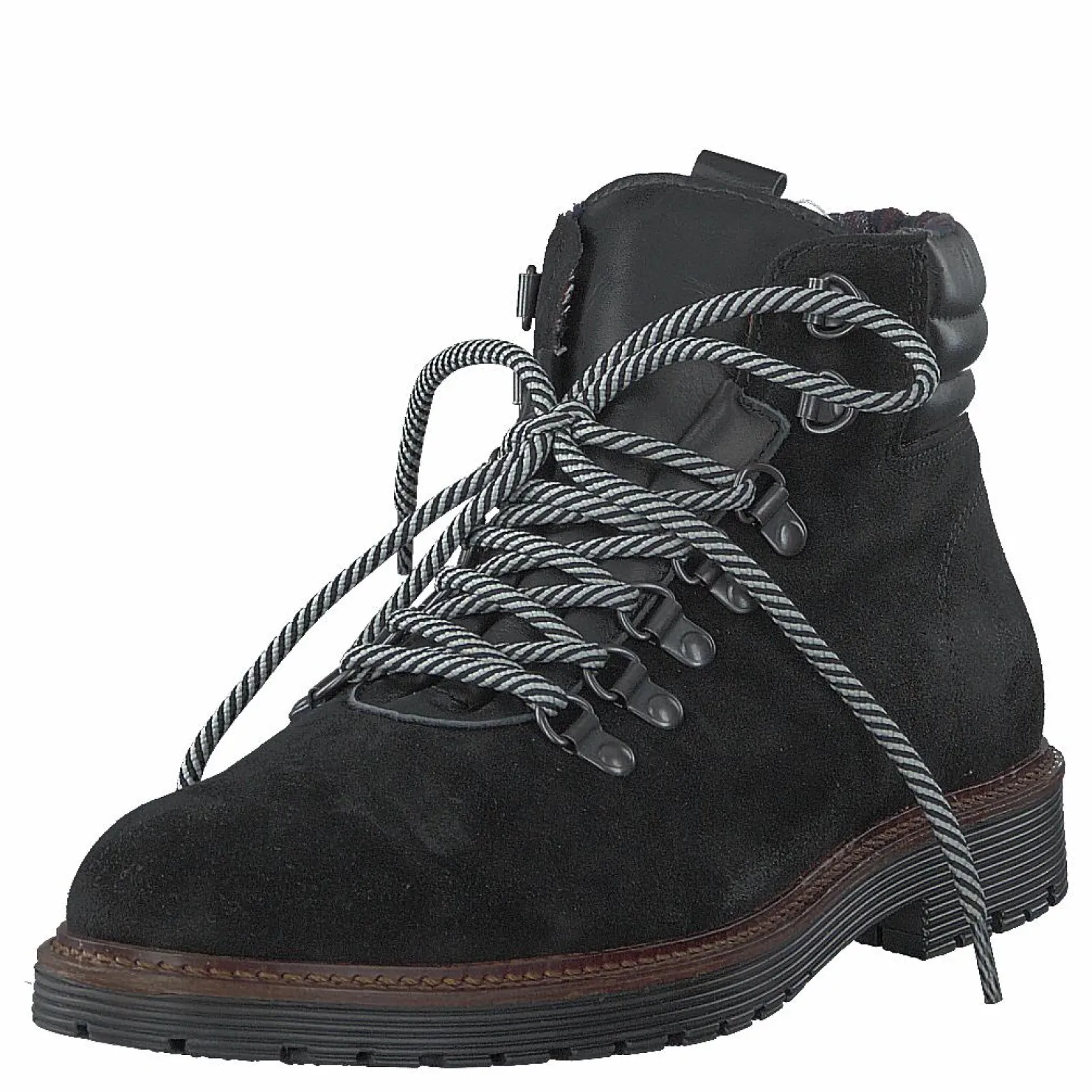Bianco Biacarrick Suede Boot Black Svart