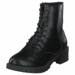Bianco Biaclaire Laced-up Boot Black Svart Online