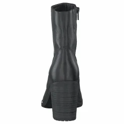 Bianco Biacofia Leather Boot Black Svart Online