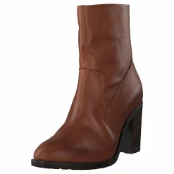 Bianco Biacofia Leather Boot Cognac Brun New
