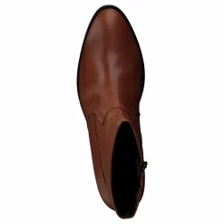 Bianco Biacofia Leather Boot Cognac Brun New