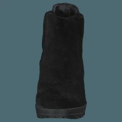 Bianco Biacorvina Suede Boot Black Svart Hot