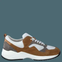 Bianco Biadakota Suede Sneaker 221 Medium Brown Grå och Brun Discount