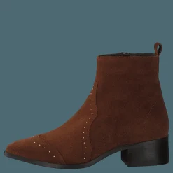 Bianco Biadora Western Ankle Boot Cognac 1 Brun Hot
