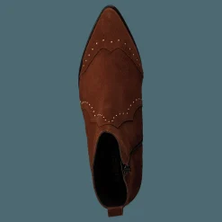 Bianco Biadora Western Ankle Boot Cognac 1 Brun Hot