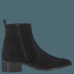 Bianco Biadora Western Ankle Boot Black 1 Svart Outlet