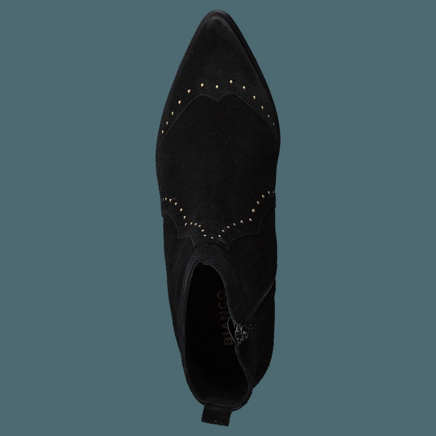 Bianco Biadora Western Ankle Boot Black 1 Svart Outlet