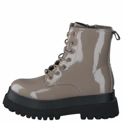 Bianco Biagas Laced Up Platform Boot Taupe Grå och Brun Outlet