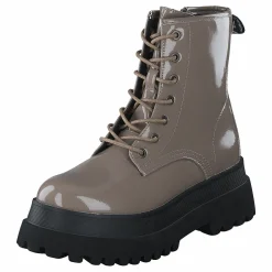 Bianco Biagas Laced Up Platform Boot  Taupe Grå och Brun Outlet