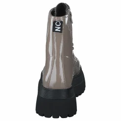 Bianco Biagas Laced Up Platform Boot  Taupe Grå och Brun Outlet