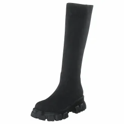 Bianco Biaprima Knee High Sock Boot K Black Svart Outlet