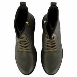 Tommy Hilfiger Bicolor Leather Lace-up Army Green Grön Best