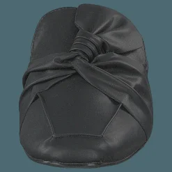 Bianco Birke Assymetric Bow Mule 100 - Black Svart Outlet