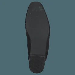 Bianco Birke Assymetric Bow Mule 100 - Black Svart Outlet