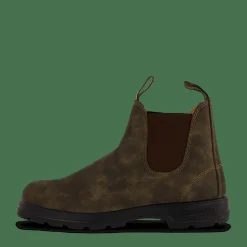 Blundstone BL 585 Classics Chelsea Boot Rustic Brown Brun och Grön Online