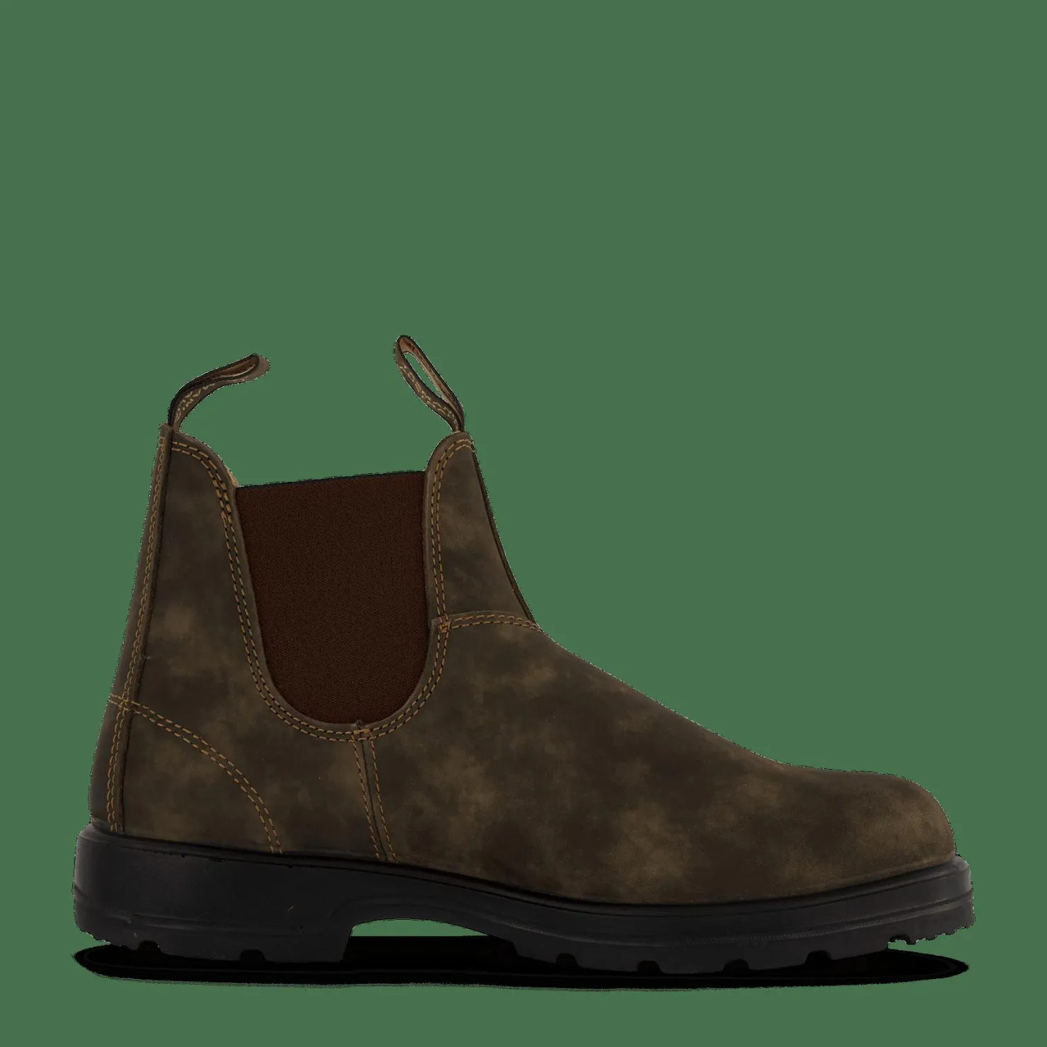 Blundstone BL 585 Classics Chelsea Boot Rustic Brown Brun och Grön Online