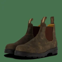 Blundstone BL 585 Classics Chelsea Boot Rustic Brown Brun och Grön Online